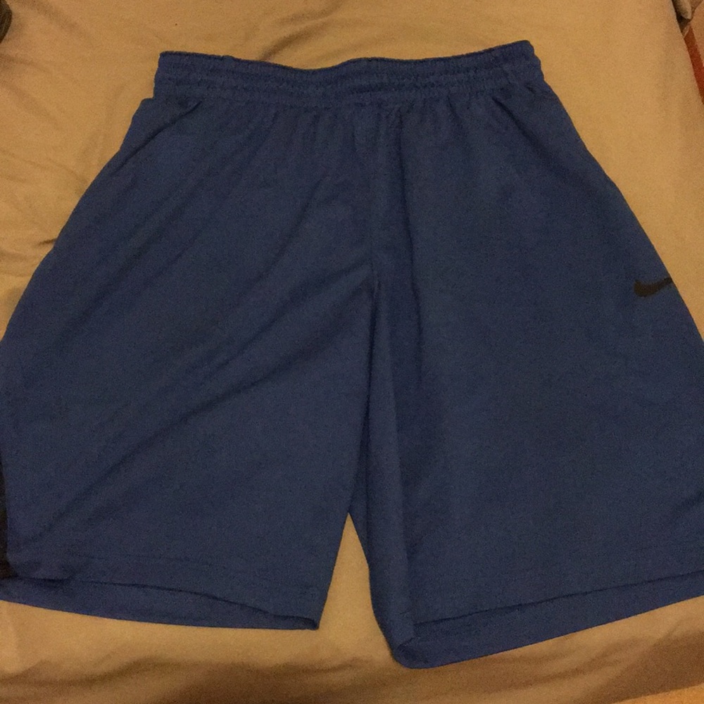 Navy blue Nike shorts
